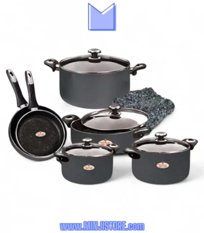 سرویس قابلمه 10 پارچه گرانیتا زرساب مدل GT7500G