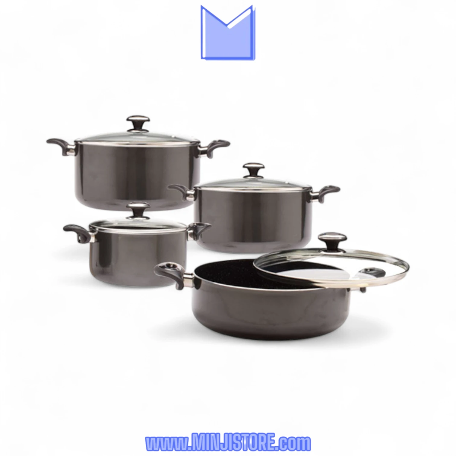 سرویس قابلمه 8 پارچه گرانیتا زرساب مدل GT7550G سرویس قابلمه 8 پارچه گرانیتا زرساب مدل GT7550G