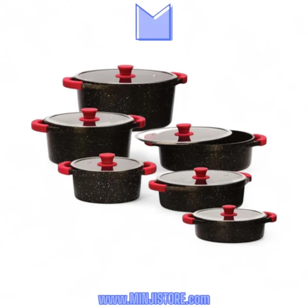 سرویس قابلمه 12 پارچه زرساب مدل منارک