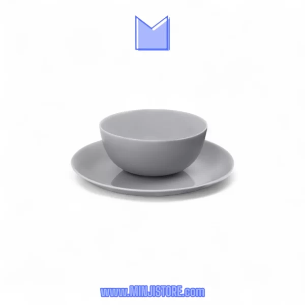 سرویس غذا خوری 26 پارچه لومینارک مدل دیوالی طوسی