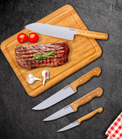 سرویس 5 پارچه چاقو بامبوم مدل 4401