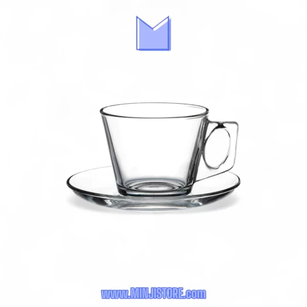 ست فنجان و نعلبکی 12 پارچه پاشاباغچه مدل vella