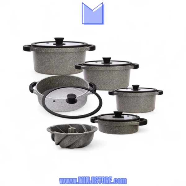 سرویس 11 پارچه زرساب مدل منارک پلاس