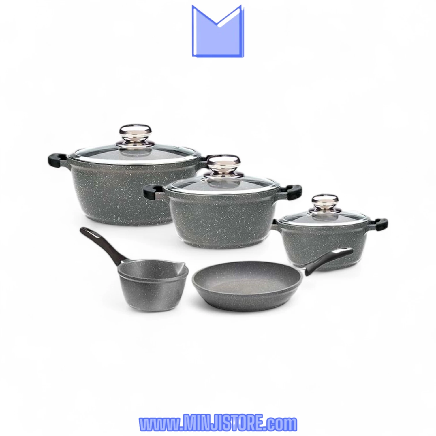 سرویس قابلمه 8 پارچه زرساب مدل گریپ سرویس قابلمه 8 پارچه زرساب مدل گریپ