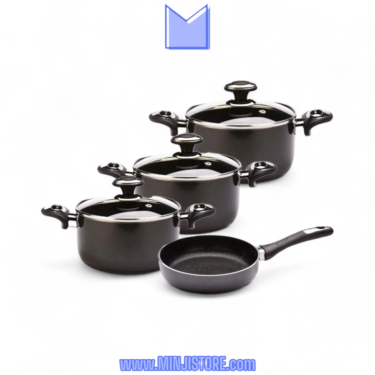 سرویس قابلمه 7 پارچه زرساب مدل گرانیتا سرویس قابلمه 7 پارچه زرساب مدل گرانیتا