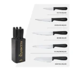 سرویس چاقو آشپزخانه 10 پارچه کاراجا مدل keenover xl