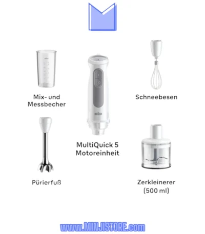 گوشت کوب برقی چندکاره براون مدل MQ 50236