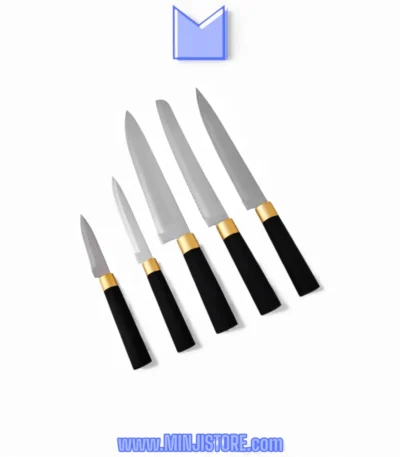 ست چاقو آشپزخانه 6 پارچه کاراجا مدل Woodland