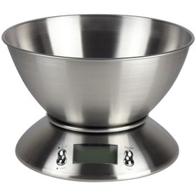 ترازوی آشپزخانه یونیک مدل UN-6518 کاسه دار استیل ۵ کیلویی