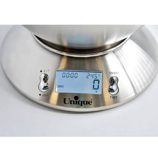 ترازوی آشپزخانه یونیک مدل UN-6518 کاسه دار استیل ۵ کیلویی